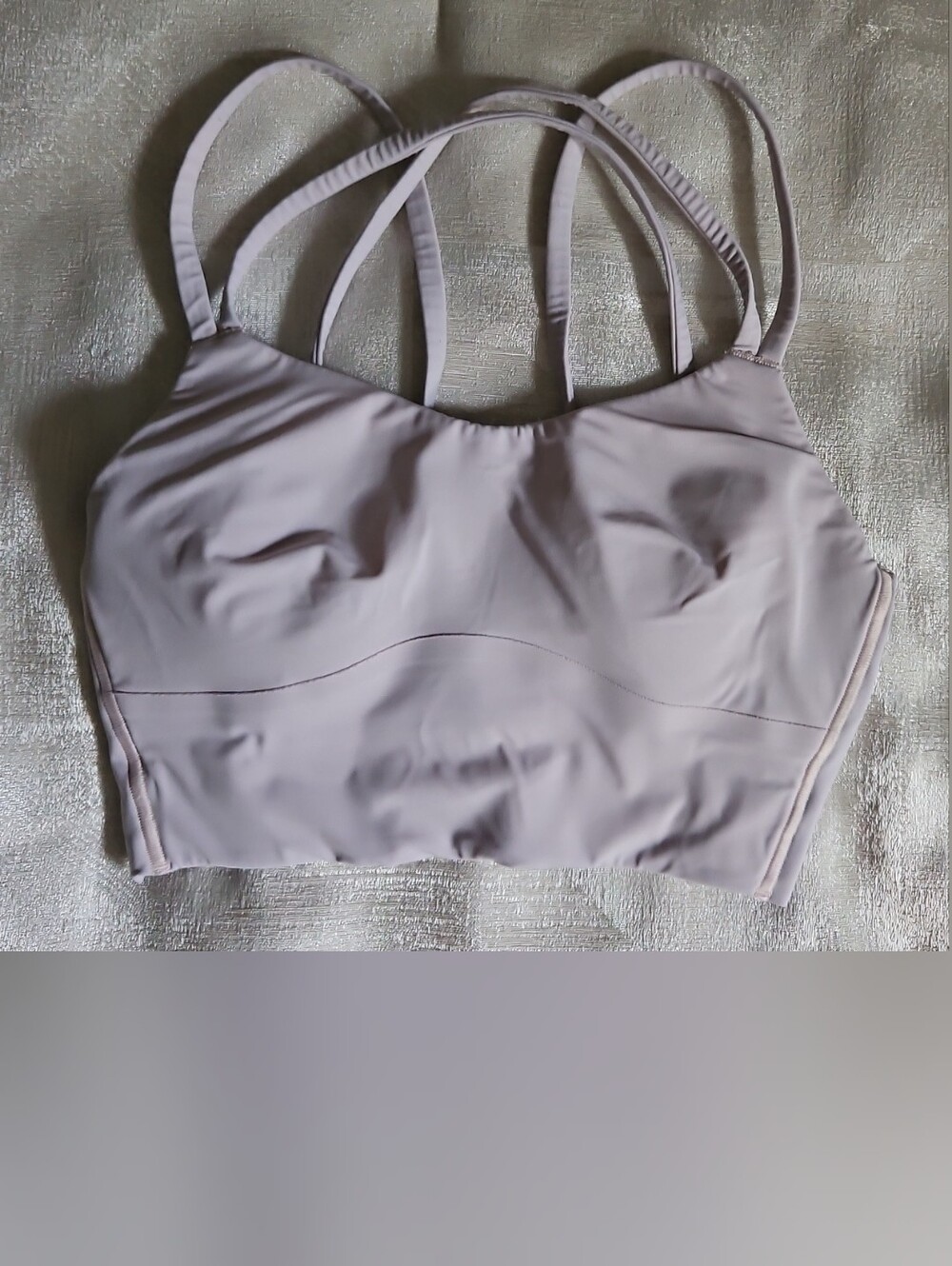 lululemon athletica Strappy Back Sports Bra - Pale Lavender